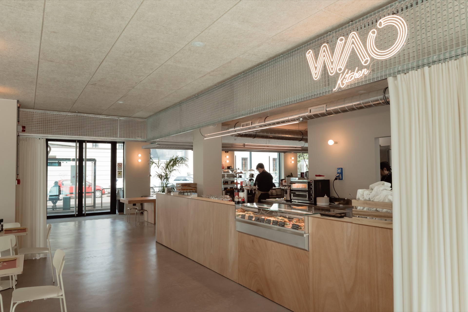 Sala interna di WAO Kitchen